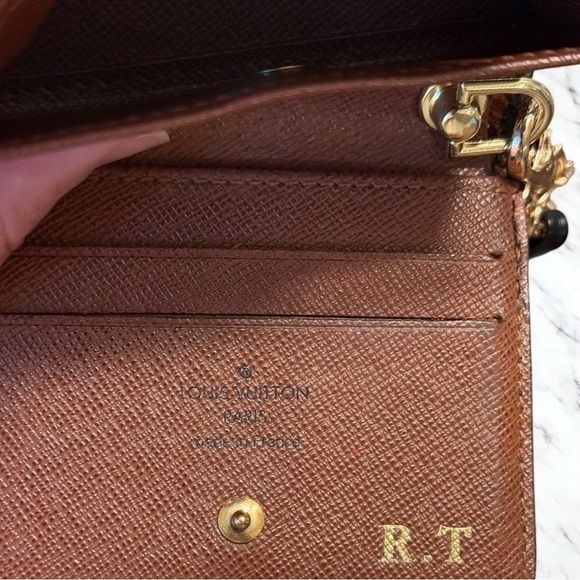 Louis Vuitton Authentic Vintage Monogram Popup Marco 98 Snap Wallet Wristlet - Picture 9 of 12